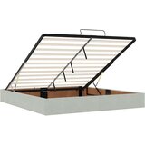 vidaXL okvir kreveta s madracima svijetlosivi 200x200cm baršunasti | shoptok.hr