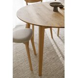 Rowico Okrugao proširiv blagovaonski stol od punog hrasta u prirodnoj boji ø 120 cm Filippa – | shoptok.hr