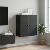  Ormar za montažu na zid 59 x 31 x 60 cm Konstruirano drvo Crna | shoptok.hr