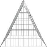  Kletka za piščance srebrna 215 x 55 x 55 cm Cinkana jeklena, (5000204310) | Shoptok.si