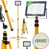  50W SMD LED gradbeni reflektor na stativu 4500K Cene