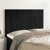 vidaXL Uzglavlja 4 kom crni 72 x 5 x 78/88 cm baršunasti Cijene