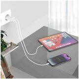 Swissten punjač za AC220, GaN, 30W, SLIM, USB-C + USB-A, Bijeli | shoptok.hr