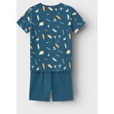 name it Pidžama set akvamarin / cijan plava / narančasta / bijela | shoptok.hr