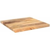 Stolna ploča 60 x 60 x 2,5 cm četvrtasta od masivnog drva manga | shoptok.hr
