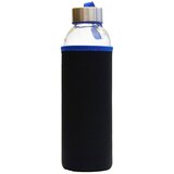 Stream Za vodu staklena Stream 500ml crno/plava, mutno staklo | shoptok.hr