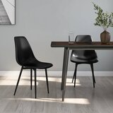 Maison Chic Jedilni stoli - Vzorci stoli 2 kosa črne barve PP A39, (22031887) | Shoptok.si