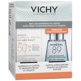 Vichy zaštitu od sunca protiv znakova starenja kože SPF50+, 40 ml + Vichy Mineral 89 Dnevni booster, 30 ml GRATIS Cene