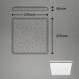 Lesnina XXXL Briloner 3749-415 - LED stropno svetlo LINO LED/24W/230V crna | Eponuda.com