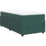 Maison Chic Box spring postelja - Vzmetna postelja z vzmetnico temno zelena 100x200 cm žamet SL23102, (21891790) Cene