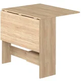Raztegljiva jedilna miza v hrastovem dekorju 76x28 cm Papillon –