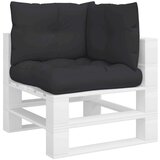 vidaXL Blazine za palete 3 kosi črno blago | Shoptok.si