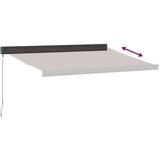 vidaXL Tenda na ručno uvlačenje smeđa 350 x 250 cm | shoptok.hr