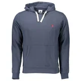 US POLO MEN'S BLUE SWEATSHIRT WITH ZIP