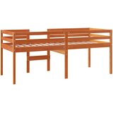  Visoki krevet voštano smeđi 75x190 cm od masivne borovine | shoptok.hr