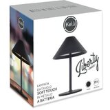 Kelu Liberty lampa, mini aluminijska stolna svjetiljka s crnom baterijom od 3W | shoptok.hr