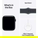 Apple Watch SE 3 GPS 44mm S/M MEHN4ZR/A Aluminij kucište Ponocna Plava sportska narukvica | shoptok.hr