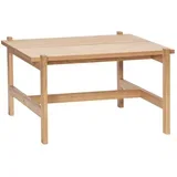 Stolić za kavu s pločom stola u dekoru hrasta u prirodnoj boji 80x80 cm Dash –