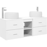  Set namještaja za kupaonicu 3 kom. Bijela 49,5 x 44,5 x 66 cm | shoptok.hr