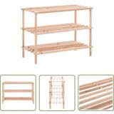 The Living Store Stojalo za čevlje 3-nadstropno trden les jelke - Stojalo Za Čevlje, (21744544) | Shoptok.si