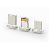 Gembird X-CC-USB2-AMLM31-1M Magnetic USB charging combo 3-in-1 cable, silver, 1 m | ePonuda.com