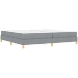  s opruga kutije Svijetlo siva 200 x 200 cm tkanina | shoptok.hr