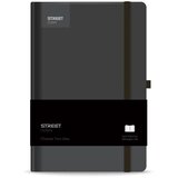 Blok notes z elastiko casual black a6 tp črt 96l PROMOCIJA | Shoptok.si