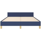  Okvir za krevet bez madraca plavi 140 x 200 cm od tkanine | shoptok.hr