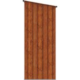  Vrtne šupe Smeđa 203 x 85 5 x 200 cm Metal | shoptok.hr