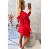 Kesi Red cape with loose hood | shoptok.hr