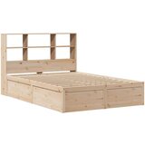 vidaXL Posteljni okvir brez vzmetnice 160x200 cm trdna borovina | Shoptok.si