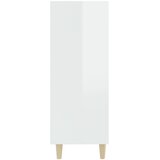  Komoda sjajna bijela 69,5x32,5x90 cm od konstruiranog drva | shoptok.hr