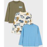 Sinsay Pamučne loose fit majice dugih rukava 3 pack | shoptok.hr