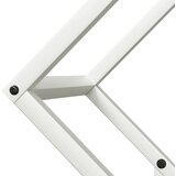  Stalak za drva bijeli 50x25x50 cm hladno valjani čelik | shoptok.hr