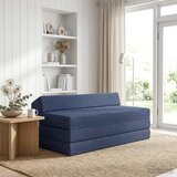 SOFA na razvlačenje Plava 120 x 60 x 49 cm Tkanina | shoptok.hr
