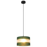  Luster na sajli HELEN 1xE27/15W/230V fi 25 cm zelena/zlatna | Eponuda.com
