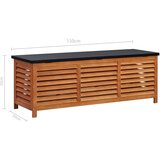  Kutija za pohranu 150x50x55 cm masivno drvo eukaliptusa | shoptok.hr