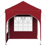  Rastezljivi šator za zabave 192 x 192 x 245 cm Tamno crvena | shoptok.hr