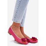 Maciejka Leather Ballet Flats With Bow | Shoptok.si