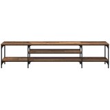 TV ormar Staro drvo 201 x 35 x 45 cm Obrađeno drvo i čelik | shoptok.hr