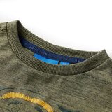  Dječja majica dugih rukava kaki prošarana 116 | shoptok.hr