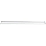 Pregrada za tuš s policom krom 80x195 cm staklo ESG i aluminij | shoptok.hr