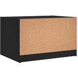  Stolić za kavu sa staklenim vratima crni 68x50x42 cm | shoptok.hr
