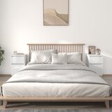 vidaXL Nočne omarice 2 kosa visok sijaj bele 40x35x70 cm | Shoptok.si