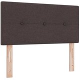  Krevet od pjene s madracem i LED-om Tamno smeđa 120 x 200 cm - Tamno smeđa 120 x 200 cm Prošiveno gumbima | shoptok.hr