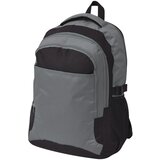 vidaXL Šolski nahrbtnik 40 L črne in sive barve, (21299701) | Shoptok.si