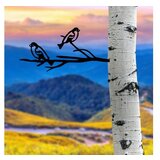 WALLXPERT decorative object figura bird on the branch 08 black | ePonuda.com