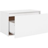  Klupa za hodnik 80 x 40 x 45 cm bijela od konstruiranog drva | shoptok.hr