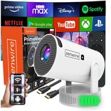 Zenwire K400 prenosni mini projektor Android 11, WiFi 6, Bluetooth 5.4, baterija 12000 mAh, 260 ANSI, podpora Full HD, (5000193566) | Shoptok.si