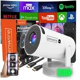 K400 prenosni mini projektor Android 11, WiFi 6, Bluetooth 5.4, baterija 12000 mAh, 260 ANSI, podpora Full HD, (5000193566)